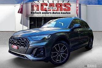 AUDI, Q5 40 2.0 TDI Black Edition S line quattro S tronic, Daytonagrau met., Geländewagen/SUV, Mech.-Aut. 7-Gang, 204 PS