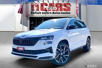 SKODA, Karoq 2.0 TSI SportLine 4x4 DSG, Moon Weiss met., Geländewagen/SUV, Mech.-Aut. 7-Gang, 190 PS