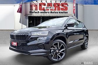 SKODA, Karoq 2.0 TSI SportLine 4x4 DSG, Magic Schwarz met., Geländewagen/SUV, Mech.-Aut. 7-Gang, 190 PS