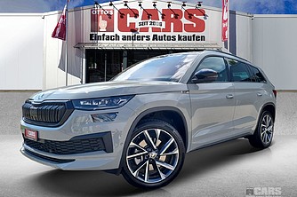 SKODA, Kodiaq 2.0 TSI Sportline 4x4 DSG, Steel Grau, Geländewagen/SUV, Mech.-Aut. 7-Gang, 190 PS