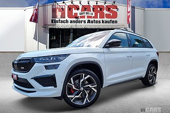 SKODA, Kodiaq 2.0 TSI RS 4x4 DSG, Moon Weiss met., Geländewagen/SUV, Mech.-Aut. 7-Gang, 245 PS