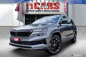 SKODA, Karoq 1.5 TSI ACT SportLine DSG, Graphite Grau met., Geländewagen/SUV, Mech.-Aut. 7-Gang, 150 PS