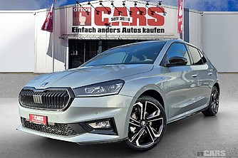SKODA, Fabia 1.0 TSI Monte Carlo DSG, Smokey Diamond-silber met., Limousine, Automat DSG 7-Gang, 115 PS