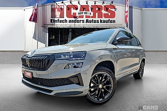 SKODA, Karoq 1.5 TSI SportLine DSG, Steel Grau, Geländewagen/SUV, Mech.-Aut. 7-Gang, 150 PS