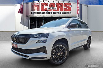 SKODA, Karoq 1.5 TSI SportLine DSG, Moon Weiss met., Geländewagen/SUV, Mech.-Aut. 7-Gang, 150 PS