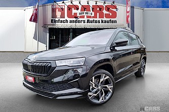 SKODA, Karoq 1.5 TSI SportLine DSG, Magic Schwarz met., Geländewagen/SUV, Mech.-Aut. 7-Gang, 150 PS